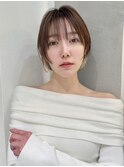 大人ガーリー/ダークアッシュ/似合わせカット/レイヤーショート