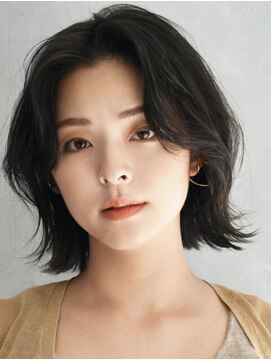 アース 四日市店(HAIR&MAKE EARTH) 抜け感ミディボブ × 大人ニュアンス