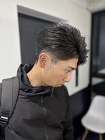 リバティシェアバーバー 銀座(LIBERTY SHARE BARBER) フェザーショートパーマ