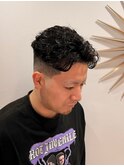 ラルフカール　極道パーマ　スキンフェード