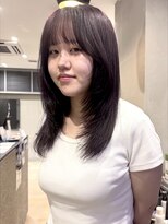 コージーベルベット(Cosy Velvet)&nbsp;ラベンダーグレージュ／ミディアムレイヤー【こまつばら】