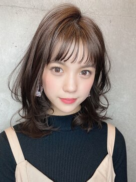 クーエフー 表参道(coo et fuu) くびれミディアム透明感アッシュブラウン小顔ナチュラル