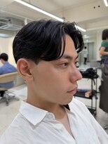 ニコ トウキョウ ヨコハマ(nico)&nbsp;メンズセンターパートウルフセンターパートニュアンスパーマ襟足