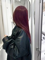 ミラ 新宿(MILA)&nbsp;ハイトーンカラー/バーガンディ/レイヤー/髪質改善/縮毛矯正