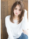 ミルクティーアッシュ×レイヤーロング