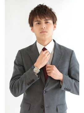 ヘアサロンM 新宿 スーツに合うオシャレメンズカット☆ビジカジ