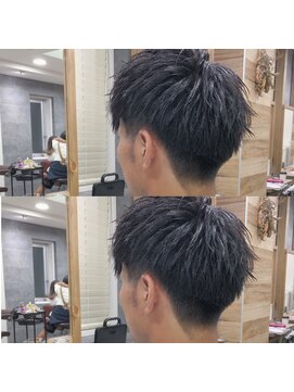 ジゼル(gisele) 刈り上げアップバング