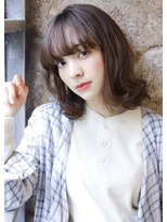 カライング(ing) 【+~ing 】ワイドバング透明感ゆるミディ【柳沼くるみ】