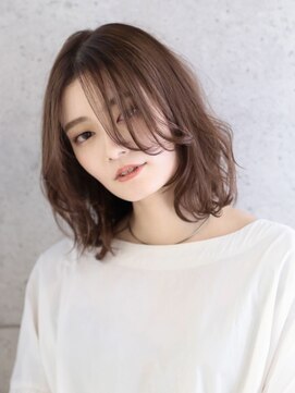 ラティ(Ratie) ”Ratie"小顔外ハネ鎖骨ミディアム【久屋大通/栄】