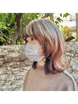 テラ 八幡山(TERRA) ブリーチ/セクションカラー/テラコッタ/シルバー/八幡山