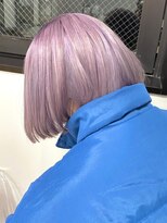 ベレーザ 渋谷(BELEZA)&nbsp;3074ピンクラベンダー寒色系カラーパールグレースローカラーボブ