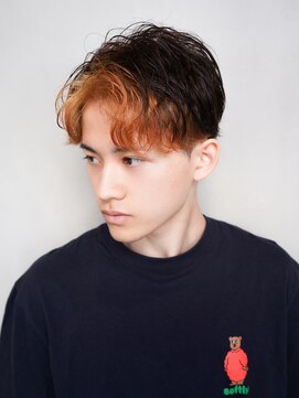 アルファ 新宿(alpha) フェザーパーマ/刈り上げセンターパート/サーフカール[新宿]