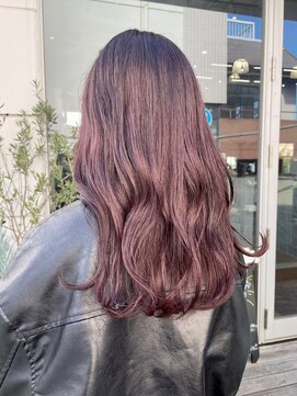 マザー(MOTHER) ダブルカラーピンクベージュケアブリーチハイトーン髪質改善