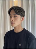 メンズハイライトカラーツーブロックメンズスタイル