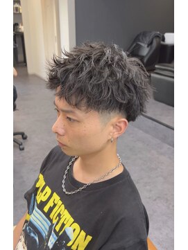 マーレ 宇部高校前店(MARE) ベリーショート×アイロン風パーマ/無造作マッシュ