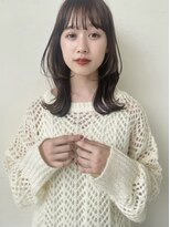 ミニヨン バイ ハピネス 高の原店(mignon by Happiness)&nbsp;レイヤー　くびれレイヤー　顔周りカット　小顔カット