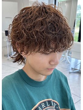 エース 岡崎店(Ace) 波巻きスパイラルパーマメンズマッシュツイストスパイラルパーマ