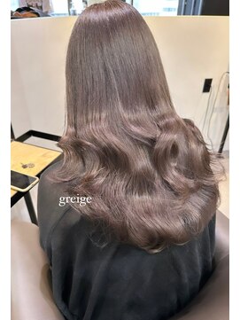 ベレーザ 原宿(Beleza) 4264透明感グレージュカラー艶髪ワンホンヘア韓国レイヤーロング