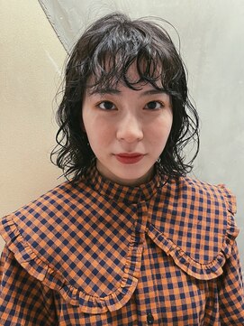 ドットプラス リム(Dot+LIM) (stylist高橋)くしゃっとミディアムパーマ