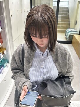 オーシャン(Ocean) ［Ocean Hair&Life 水田］黒髪卒業☆透明感！グレージュカラー