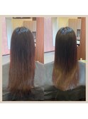 髪質改善ストレート