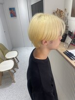 ペレ 渋谷(PELE)&nbsp;h_ デザインカラー/レイヤーカット/ウェットヘア/ベージュ