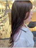 【Luccica Paris takako】オリーブベージュ×ピンクラベンダー