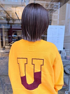 ハマモト 切りっぱなしボブ