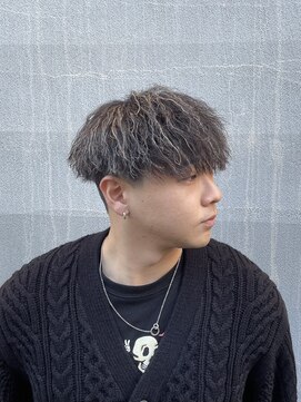 アース 葛西店(HAIR&MAKE EARTH) ツイストパーマ×ホワイトメッシュ