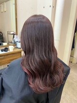 アジールヘア 北千住駅西口店(agir hair) ブリーチなしダブルカラー　暖色カラー　イエベ