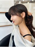 結んでも可愛い顔周りカット【自由が丘】