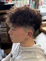 リット バイ フィフス 鹿児島中央駅店(Lit. by fifth)&nbsp;中央駅スペインカールメンズパーマ波巻きパーマスパイラルパーマ