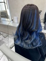 キング(K!ng)&nbsp;縮毛矯正髪質改善ハイライトレイヤーカット楠葉美容室エクステ