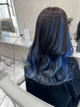 キング(K!ng) 縮毛矯正髪質改善ハイライトレイヤーカット楠葉美容室エクステ