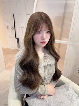 ヴェイナゴヤ(VEYY. nagoya) オリーブグレージュ/ブリーチなし/レイヤーカット/透明感/前髪