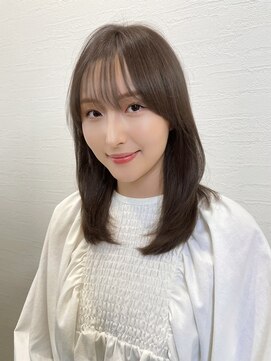 サク(Sac.) 前髪カット×グレージュSac.栃木優佑