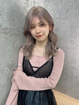 アロ 大阪梅田(alo) 【momoa】ラベンダーグレージュ《ブリーチ/大阪梅田》