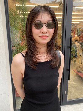 フェンヘアーアイス 中目黒(Fen.hair ici) 柔らか質感顔まわりレイヤーミディアム