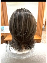 ビーチ ヘア メイク 綱島店(BEACH hair make)&nbsp;レイヤーミディ アム× ハイライト