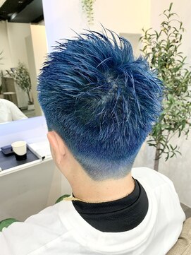 トゥーン 川崎店(TOON) メンズハイトーンカラー/ブルーカラー/刈り上げ
