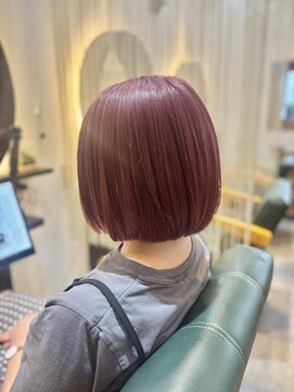 ルプス ヘアーアンドメイク(LUPUS HAIR&MAKE) くすみピンクカラー