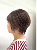 丸みのあるショート