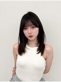 くびれレイヤー/顔まわりカット/くびれ巻き/レイヤーカット