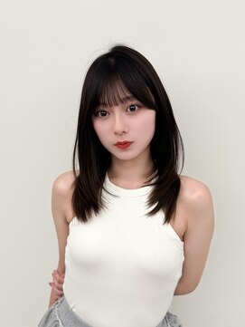 アマトウキョウスマートサロン(AMA TOKYO×Smart Salon) くびれレイヤー/顔まわりカット/くびれ巻き/レイヤーカット