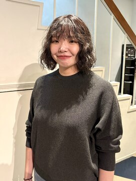 ラパンセノアール(LA PENSEE NOIR) cocoa brown × bob perm