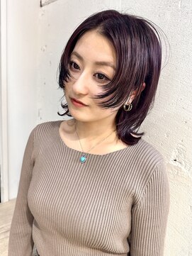 ヘアーワークス ヘルム 渋谷店(HAIR WORKS HELM) 【 HELM渋谷】ミディアムウルフ