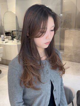 ミズチャーム(Ms.CHARM) レイヤーカット/顔周りカット/縮毛矯正/コスメストレート/韓国