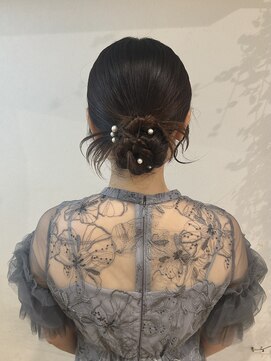 ゼスト 中野店(ZEST) 【ZEST中野/Hikaru】アレンジ/ヘア飾りと相性抜群♪カチモリヘア