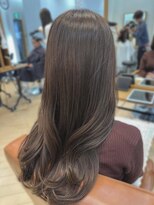 ユニ バイ マグ 長野店(Uni.by Mag) ブリーチなし透明感カラーオリーブベージュグレージュ