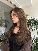 ゴカン バイ ジル ブラン 名古屋(Gokan by JIL BLAN)&nbsp;ハイライトバレイヤージュダブルカラーショートカット30代40代